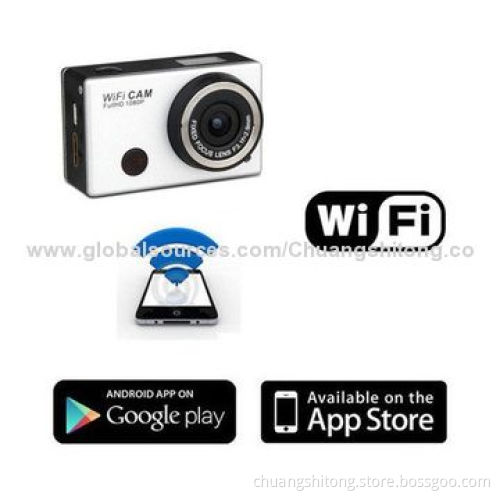 Best selling WiFi action camera, under 30m, waterproof for diving, hiking